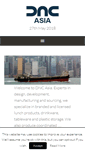 Mobile Screenshot of dnc-asia.com