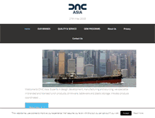 Tablet Screenshot of dnc-asia.com